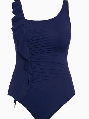 MAGICSUIT Cascade Lexi Ruffle One Piece Swimsuit NWT Size 16